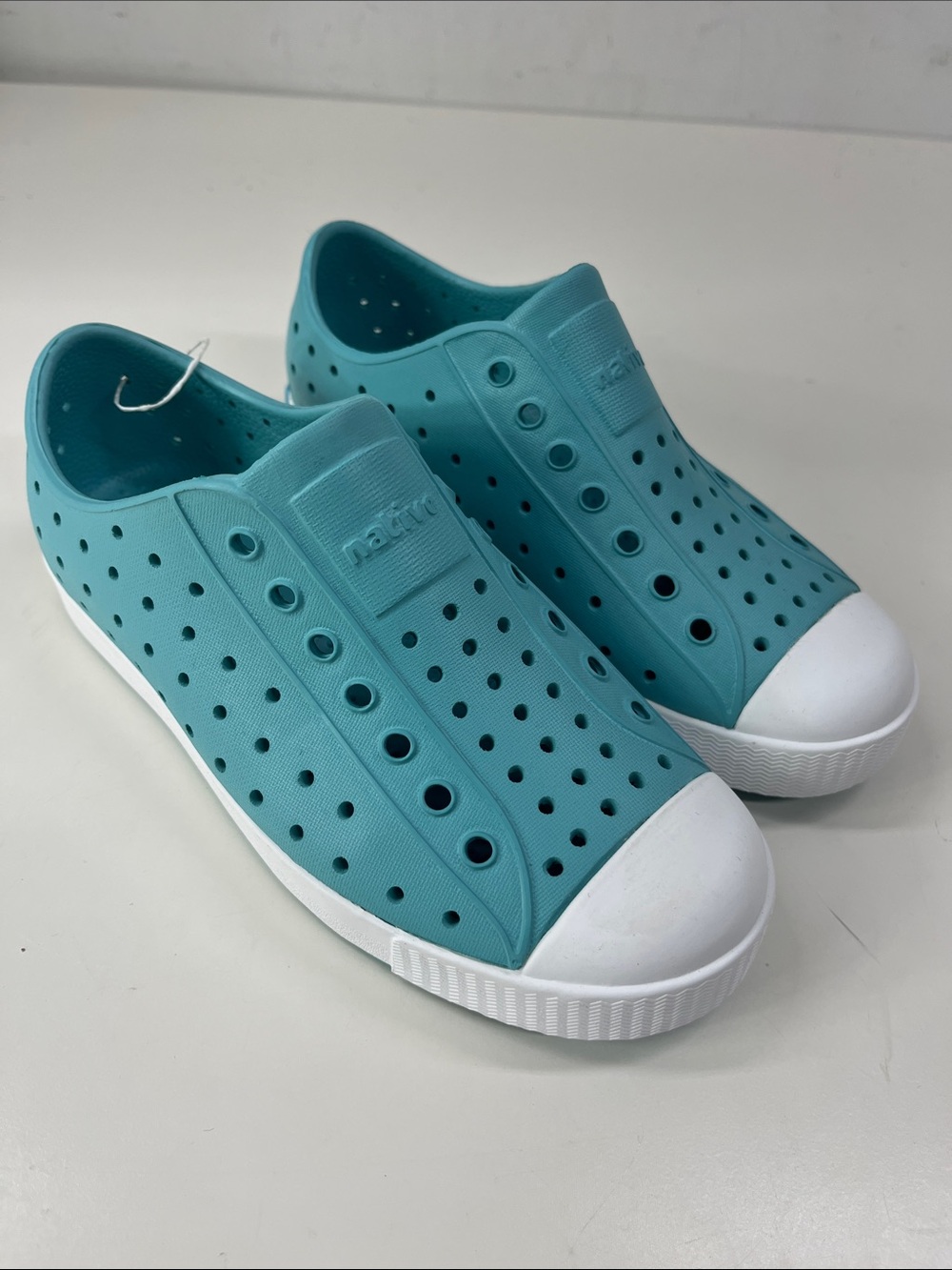 New Native Jefferson Child Shoes in Blue Size C13